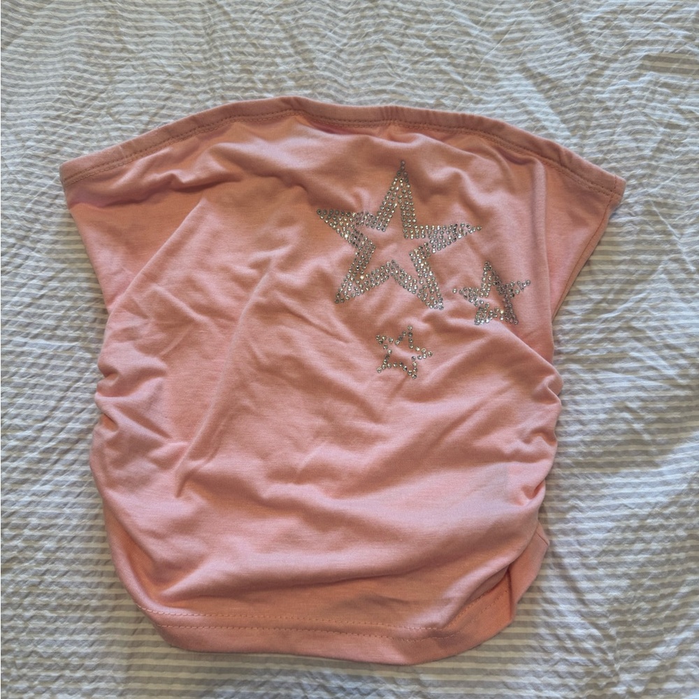 ROMWE Coral Tube Top